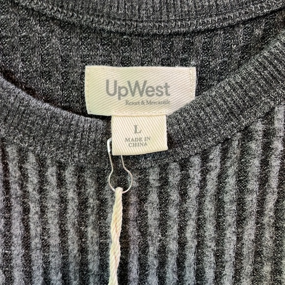 NWT UpWest Ribbed Cropped Sweater  Tank - Size Large - Picture 2 of 7